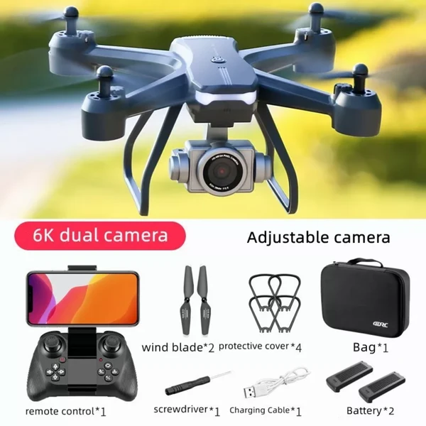 Drone 6K HD Dual Camera Wifi FPV RC Quadcopter