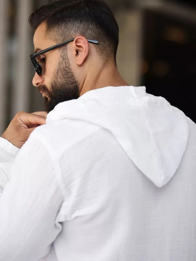 Long-Sleeve Cardigan Hoodie