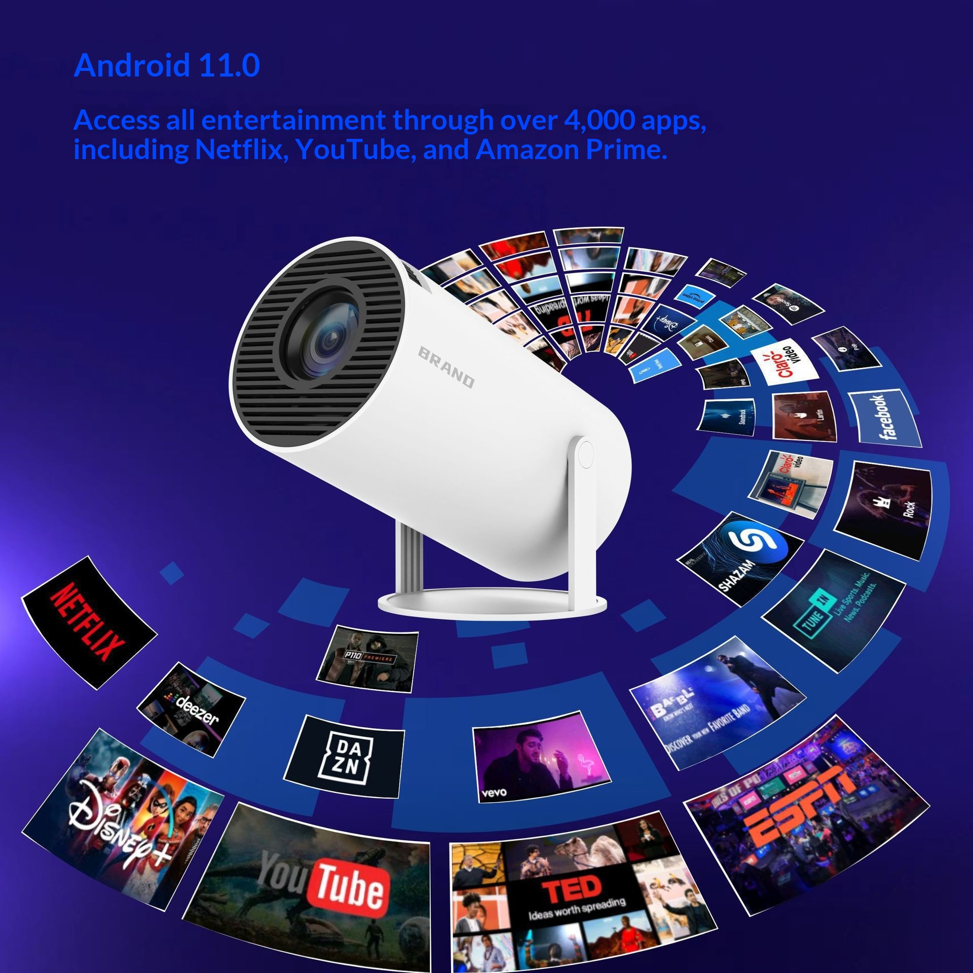 Projector Mini Smart Home HY300