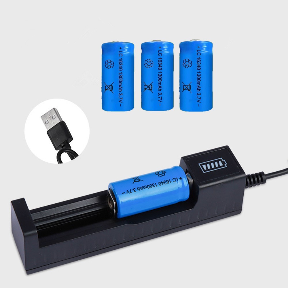 Rechargeable 16340 Battery Charger