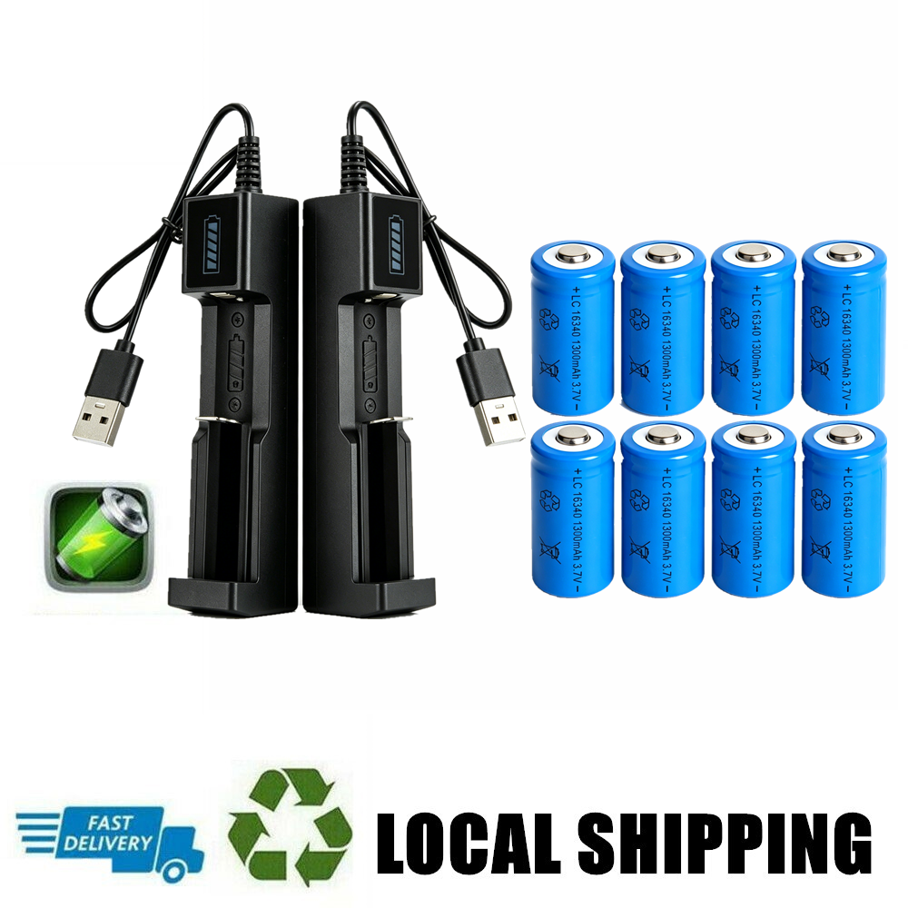Rechargeable 16340 Battery Charger