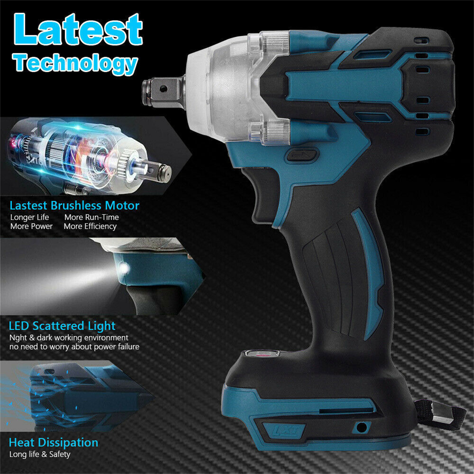 Cordless Impact Wrench Driver