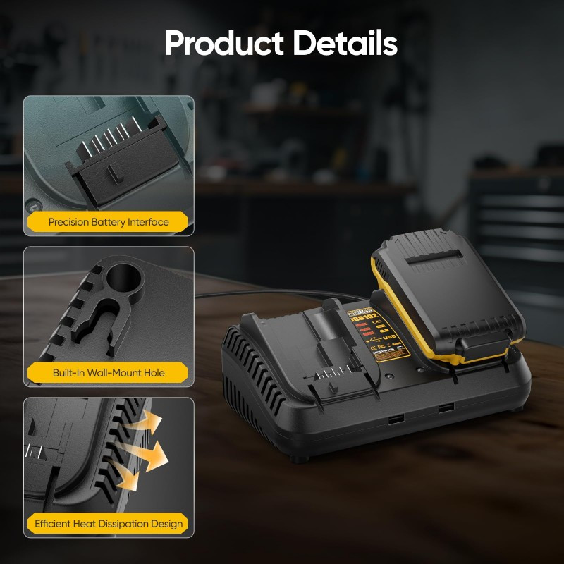 Charger Dual-port Fast 2-in-1