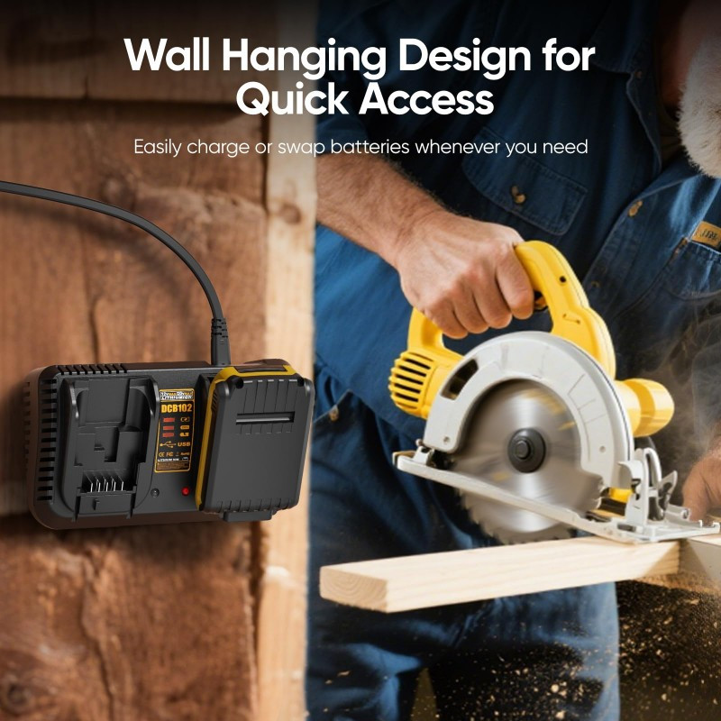 Charger Dual-port Fast 2-in-1