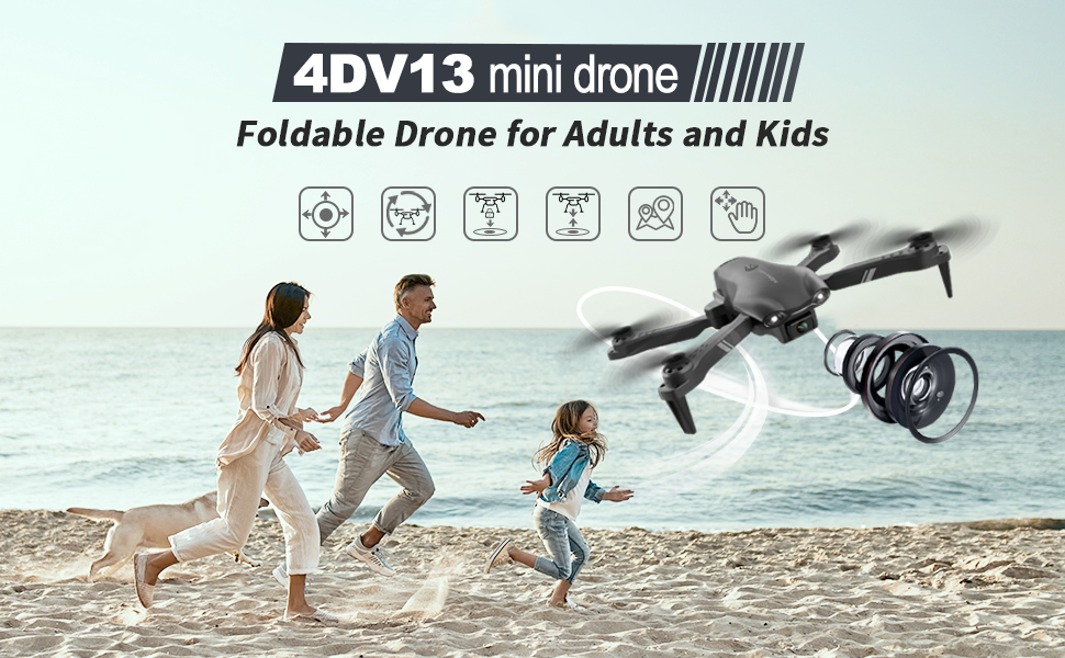 V13 RC Drone 6K HD Dual Camera WiFi FPV