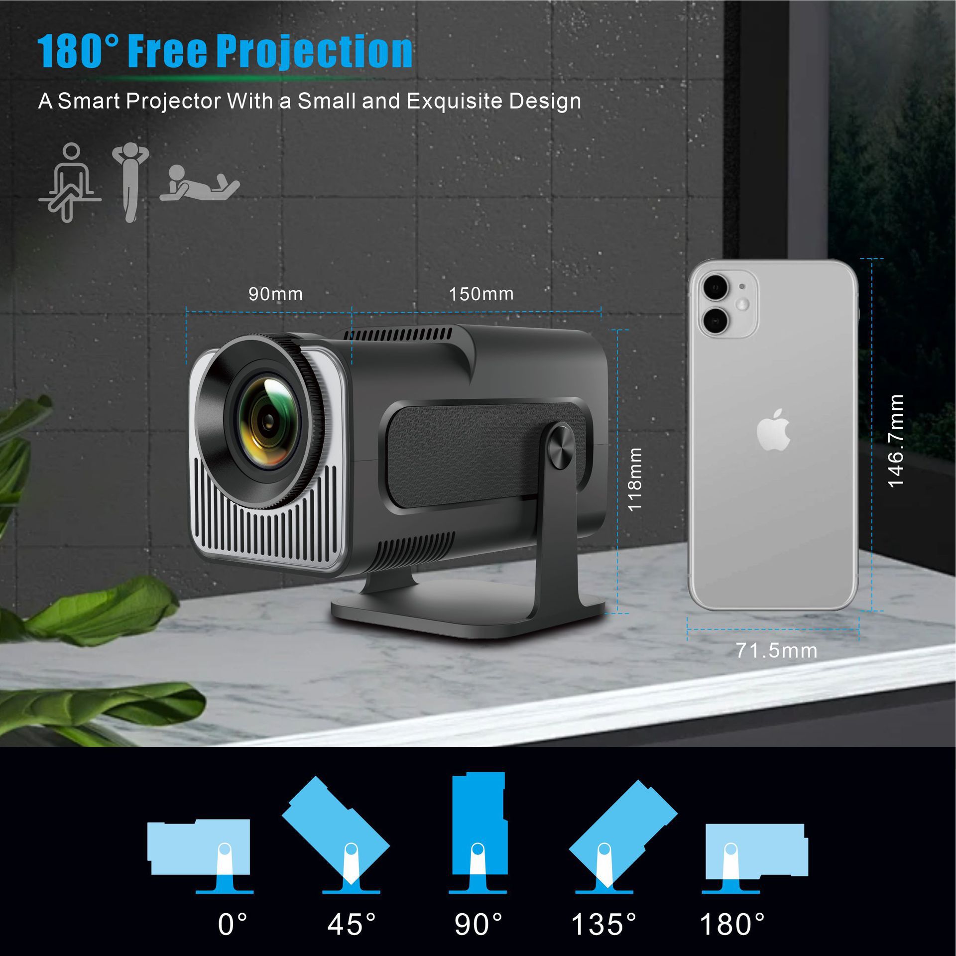 HY320 Mini Projector 720P
