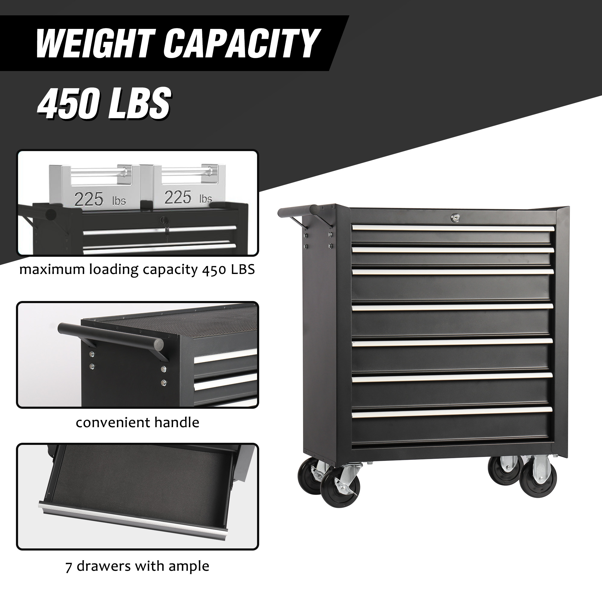 Rolling Tool Chest 7-Drawer