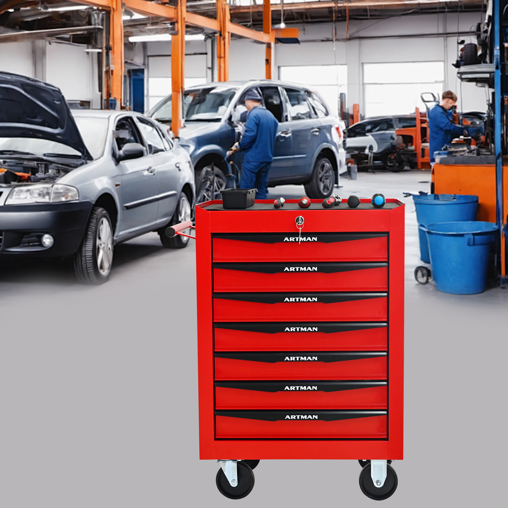 Rolling Metal Tool Chest