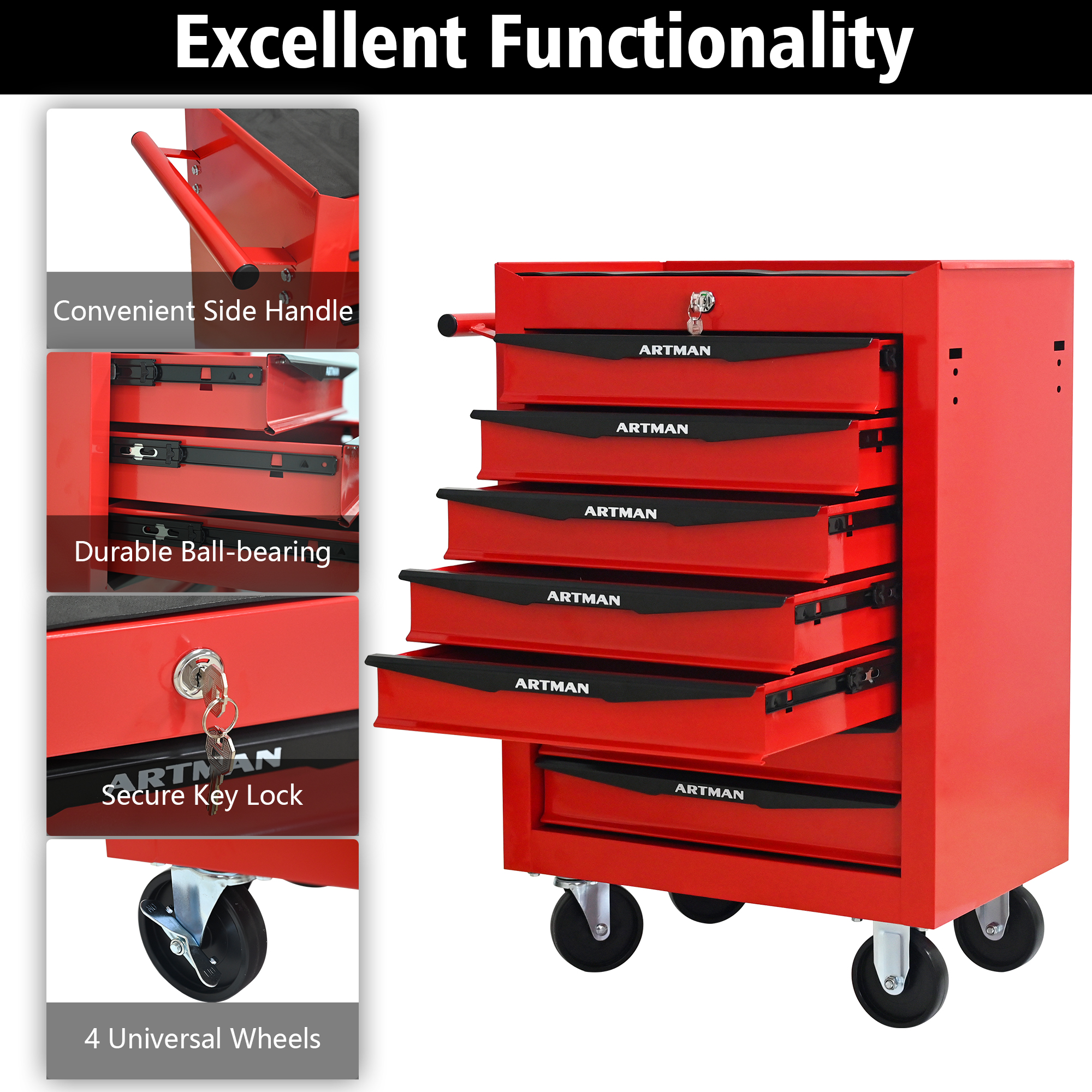 Rolling Metal Tool Chest
