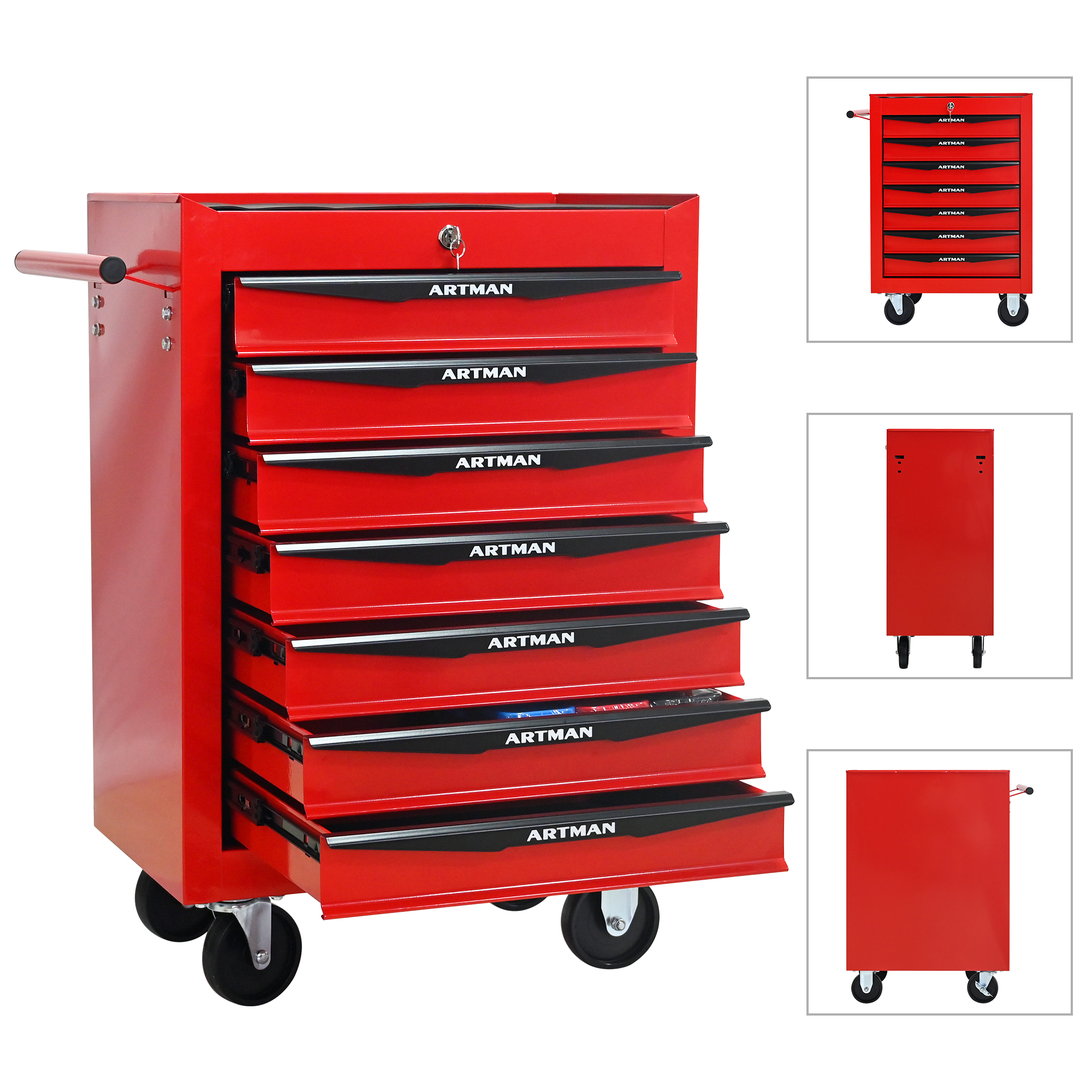 Rolling Metal Tool Chest