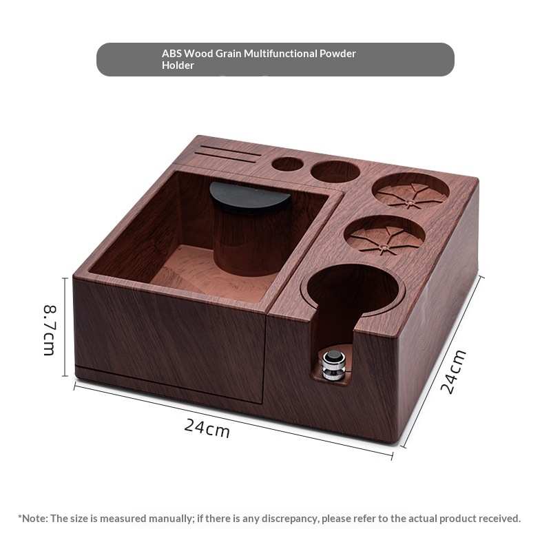 ABS Wood-grain Tamper Multifunctional Tamper Storage Box