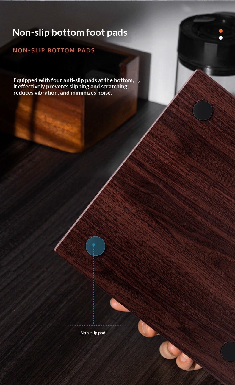 ABS Wood-grain Tamper Multifunctional Tamper Storage Box