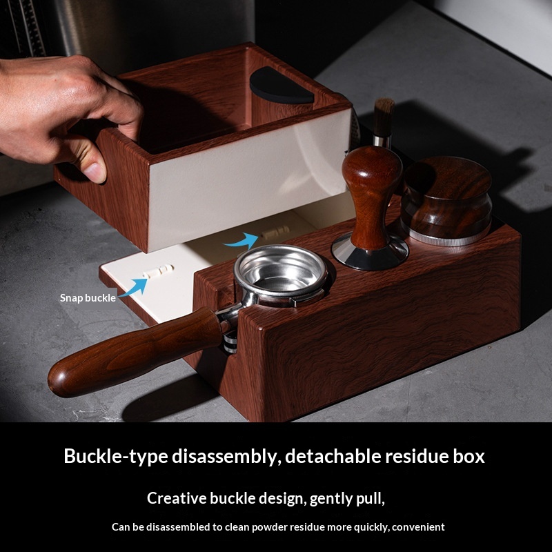 ABS Wood-grain Tamper Multifunctional Tamper Storage Box