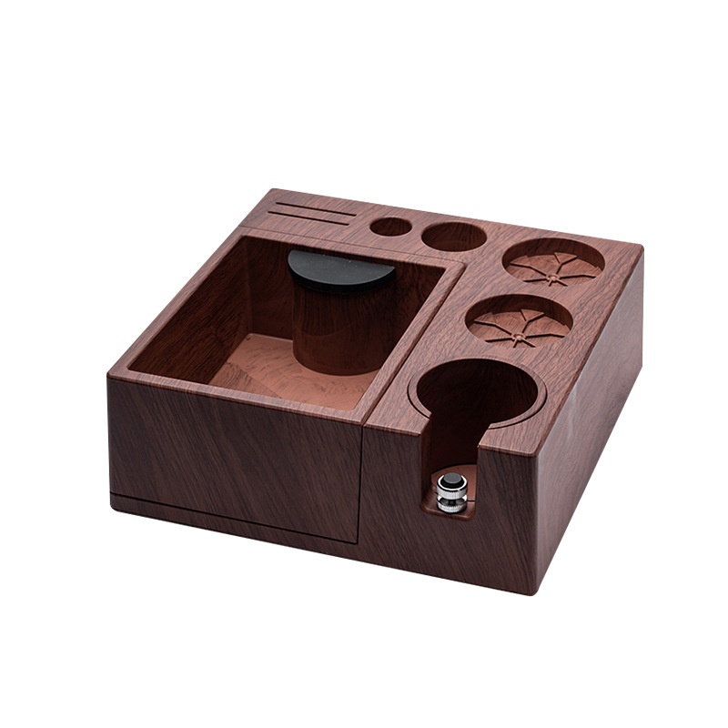 ABS Wood-grain Tamper Multifunctional Tamper Storage Box