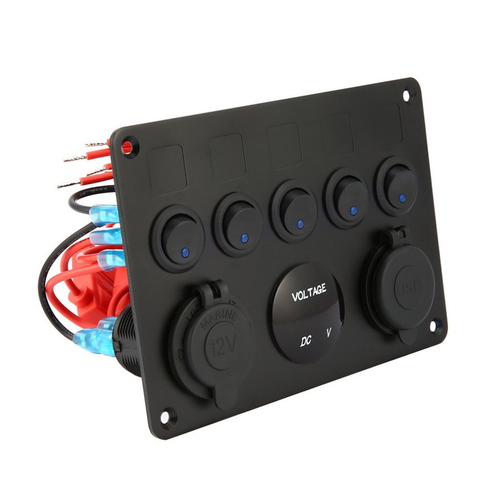 12V Panel USB Charger