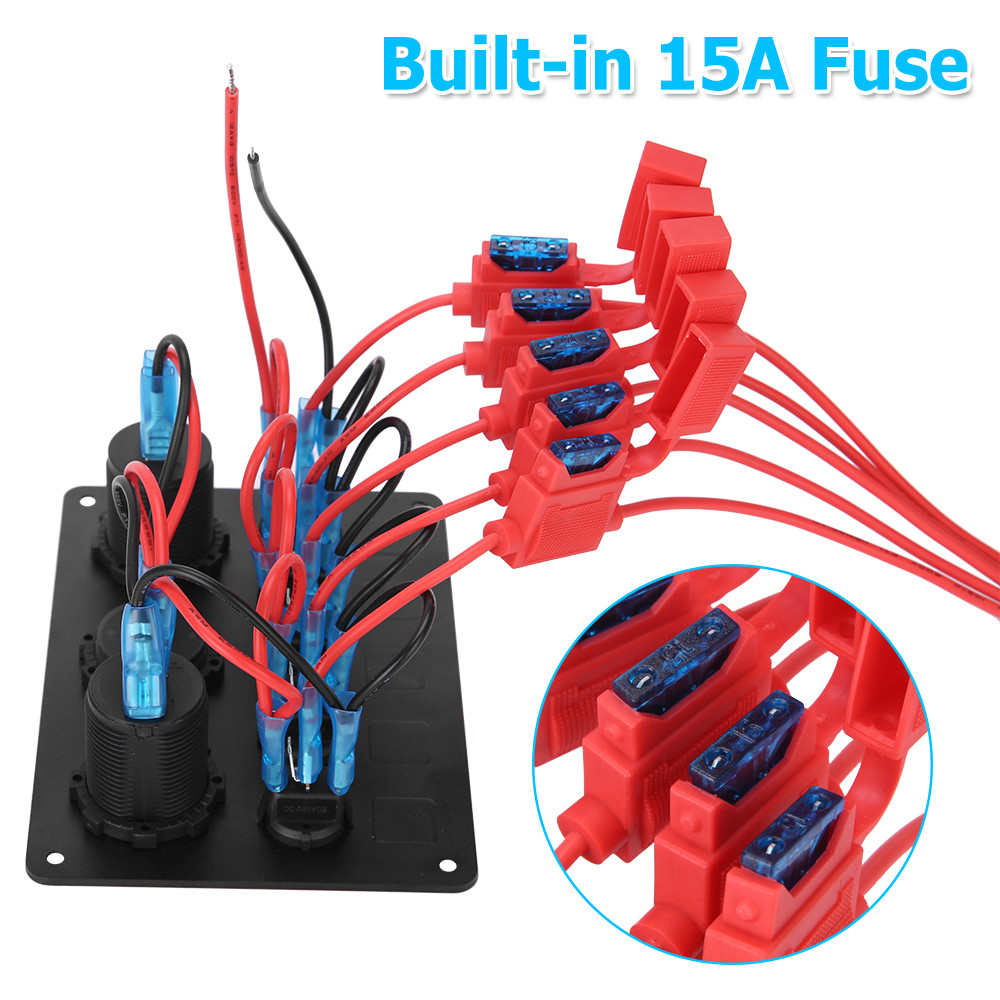 12V Panel USB Charger