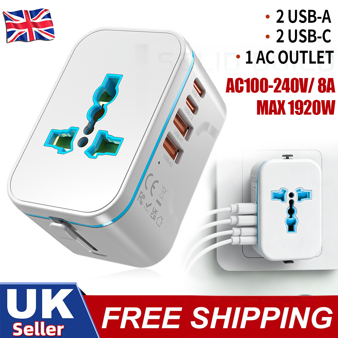 Universal Travel Adapter Charger