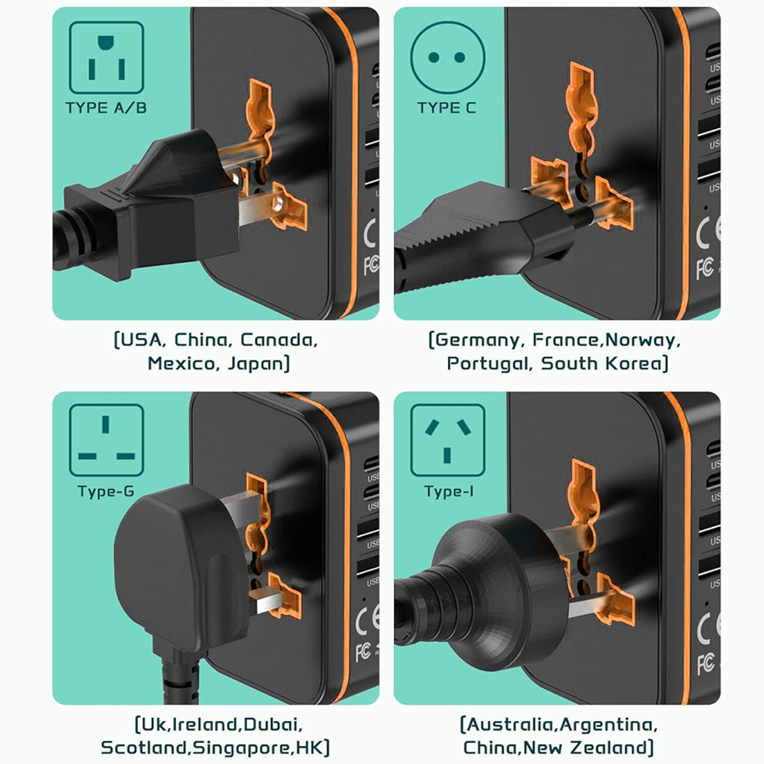 Universal Travel Adapter Charger
