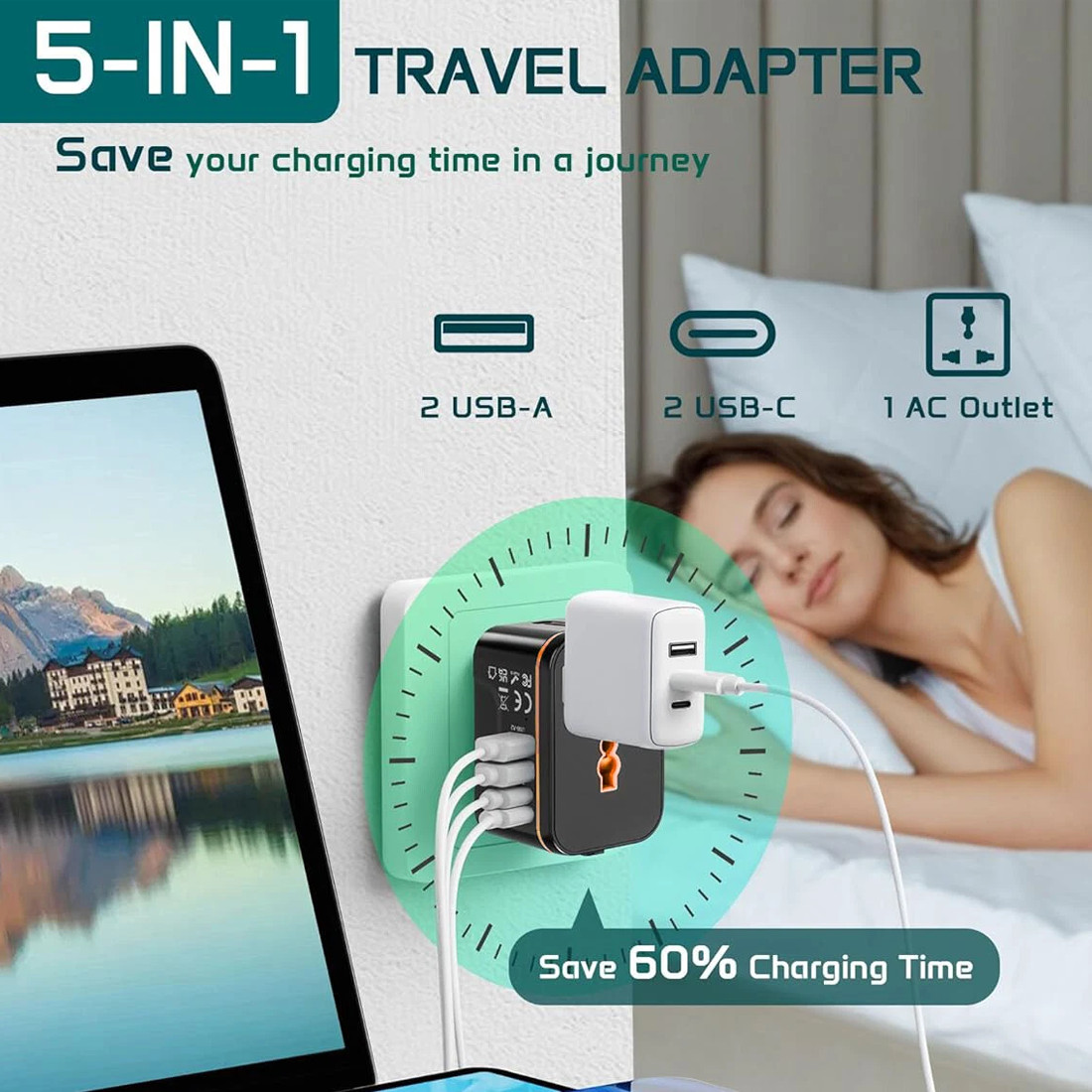 Universal Travel Adapter Charger