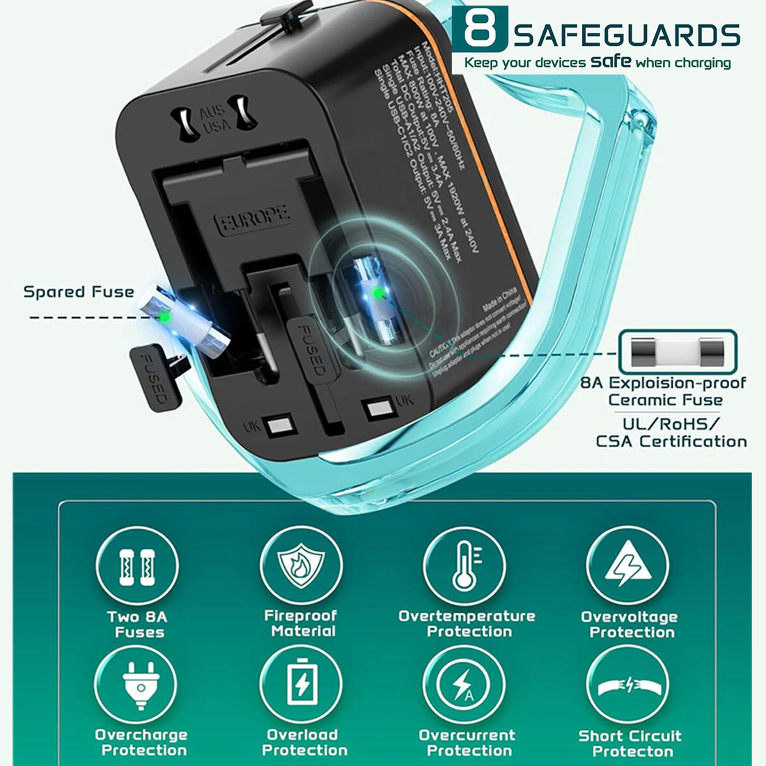 Universal Travel Adapter Charger