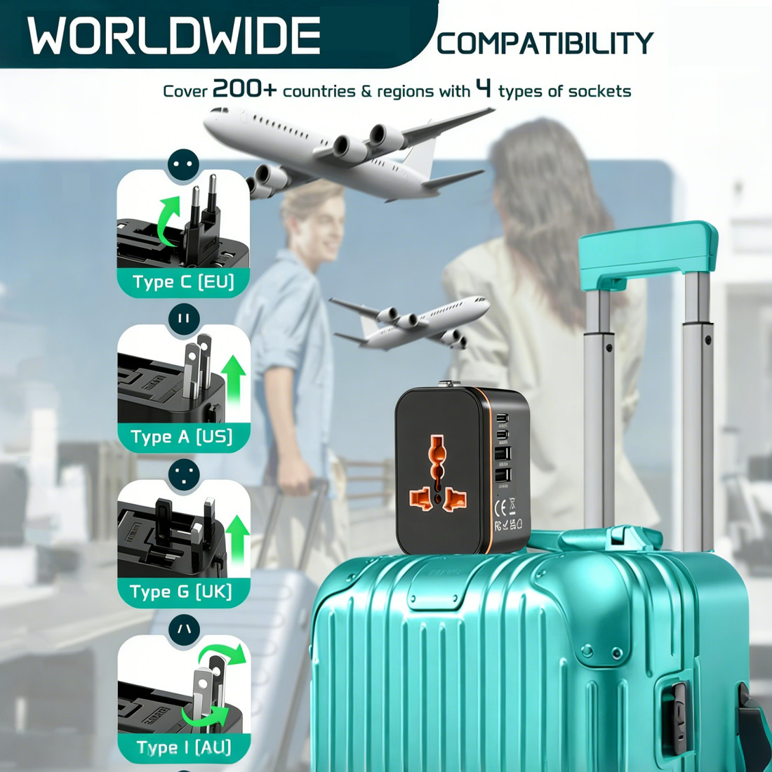 Universal Travel Adapter Charger