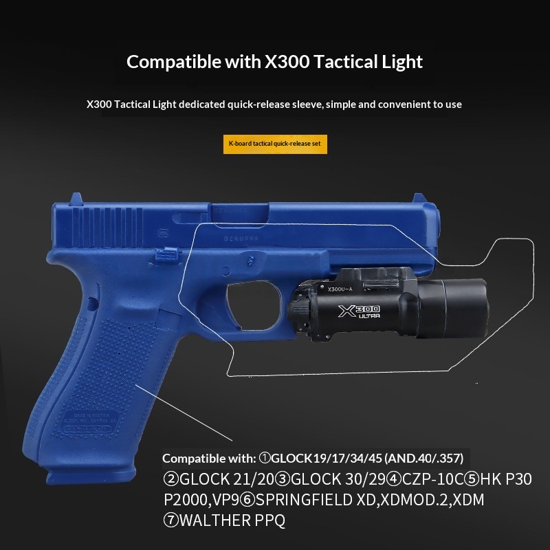 Tactical Light Holster Quick-Draw X300