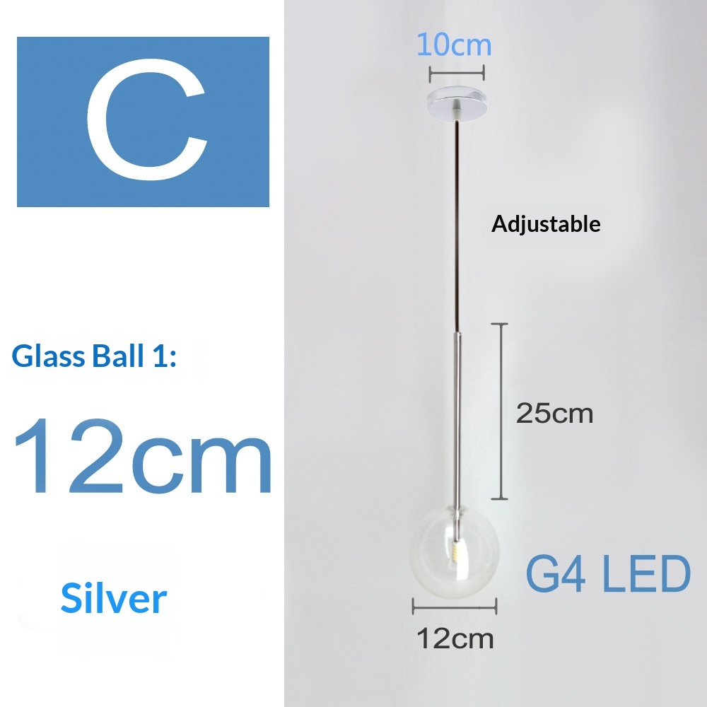 Nordic Pendant Light Glass