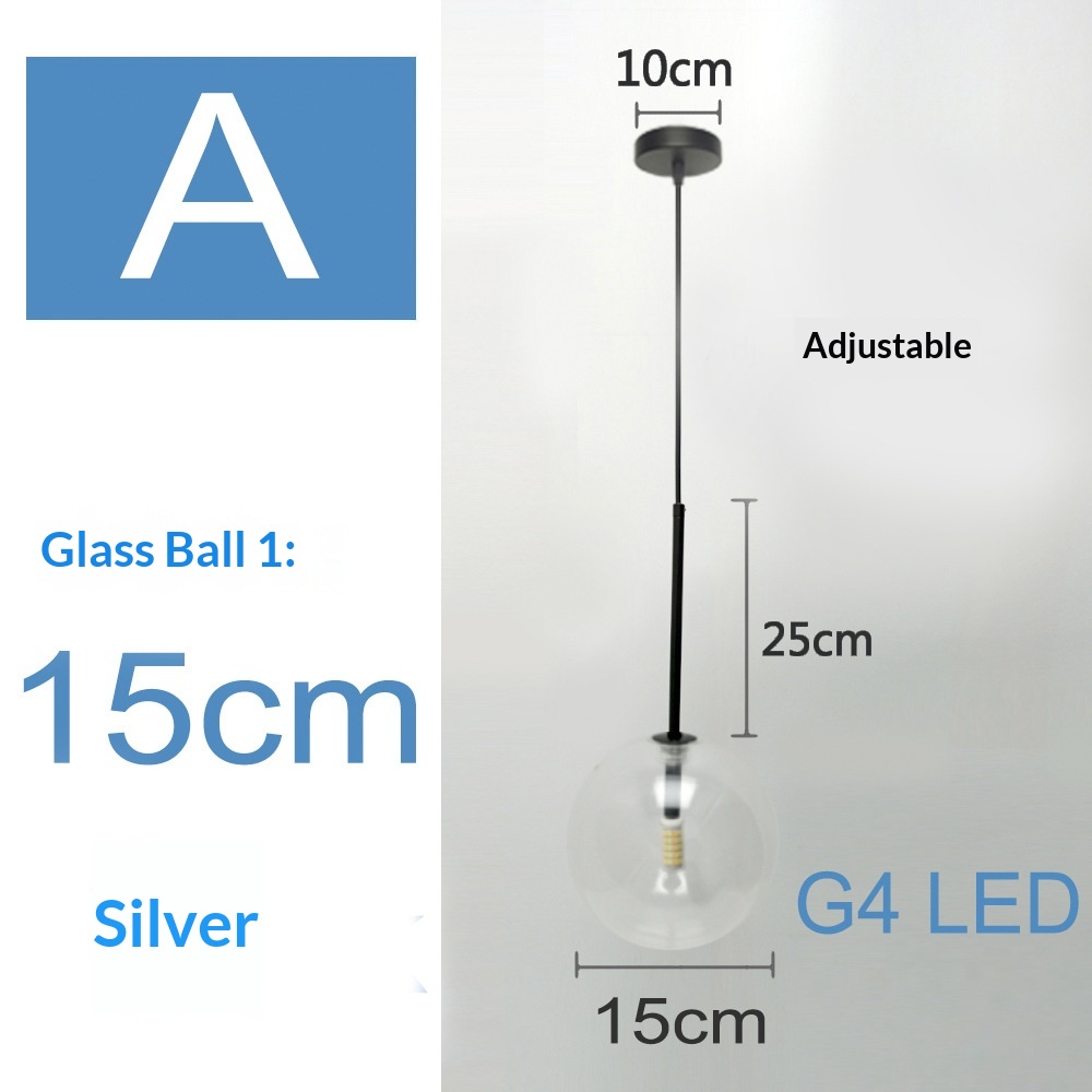 Nordic Pendant Light Glass