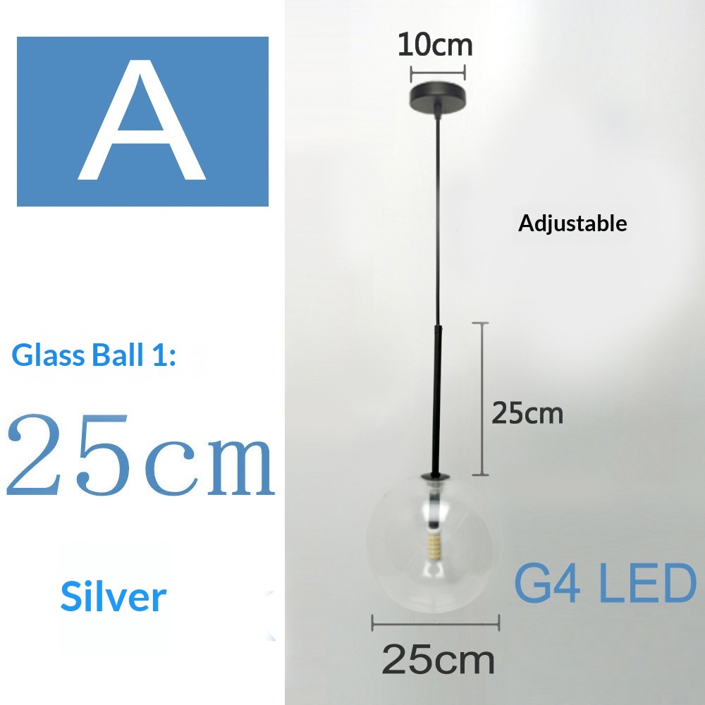 Nordic Pendant Light Glass