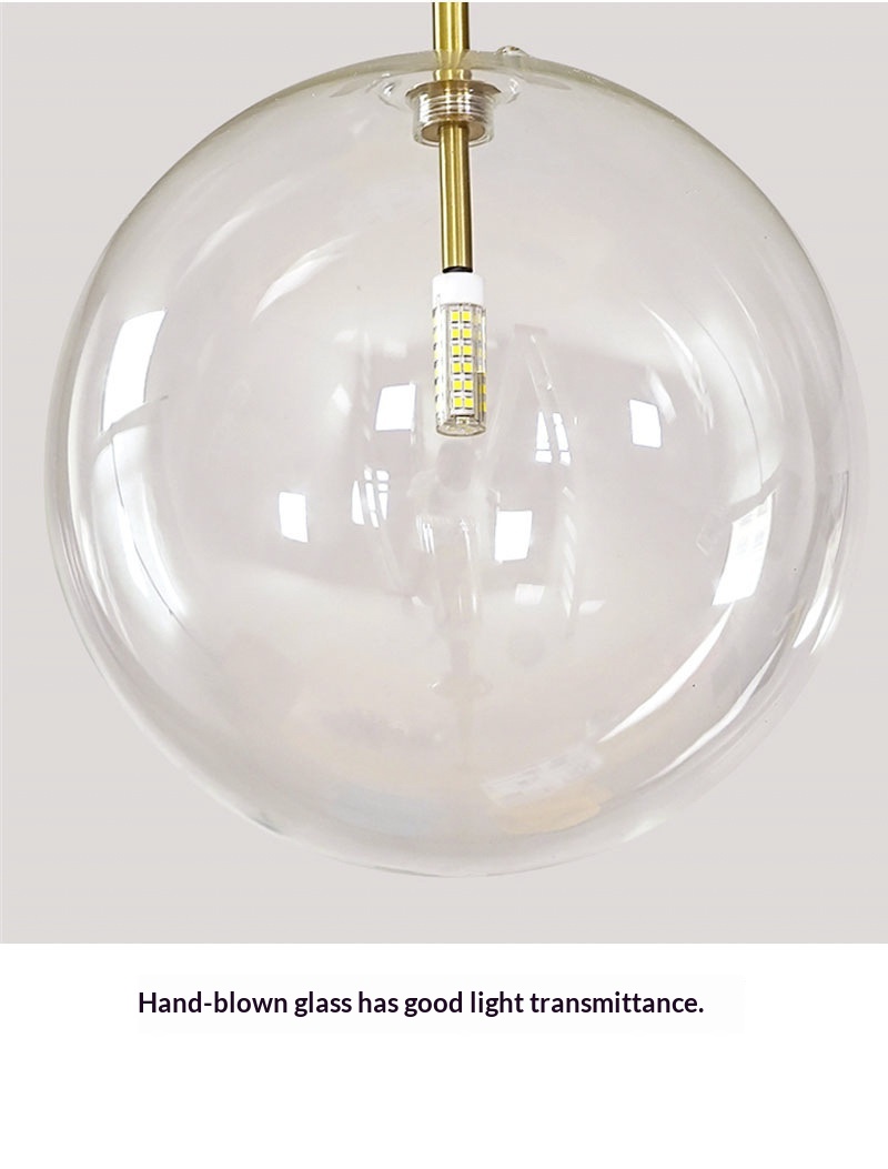 Nordic Pendant Light Glass