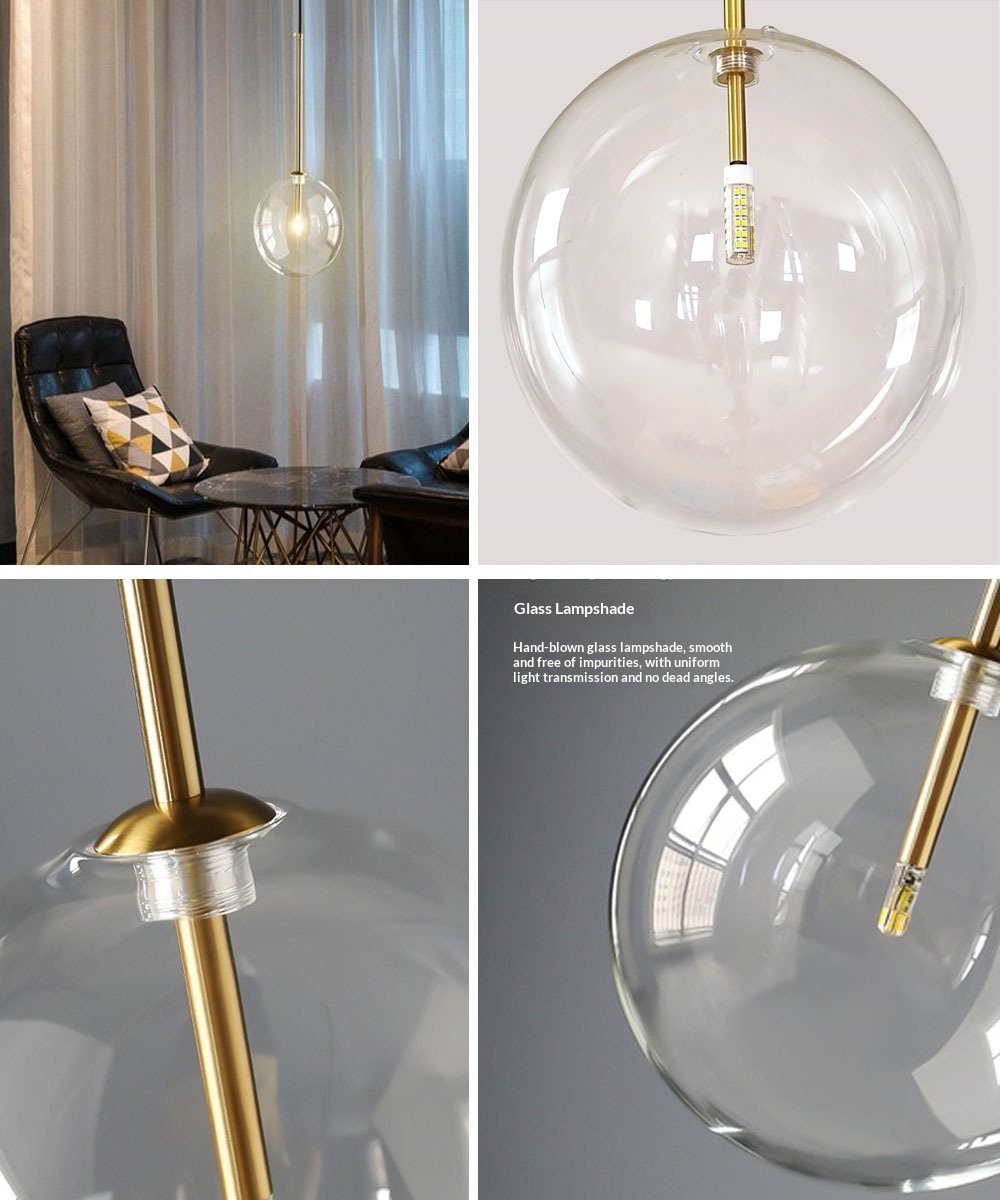 Nordic Pendant Light Glass