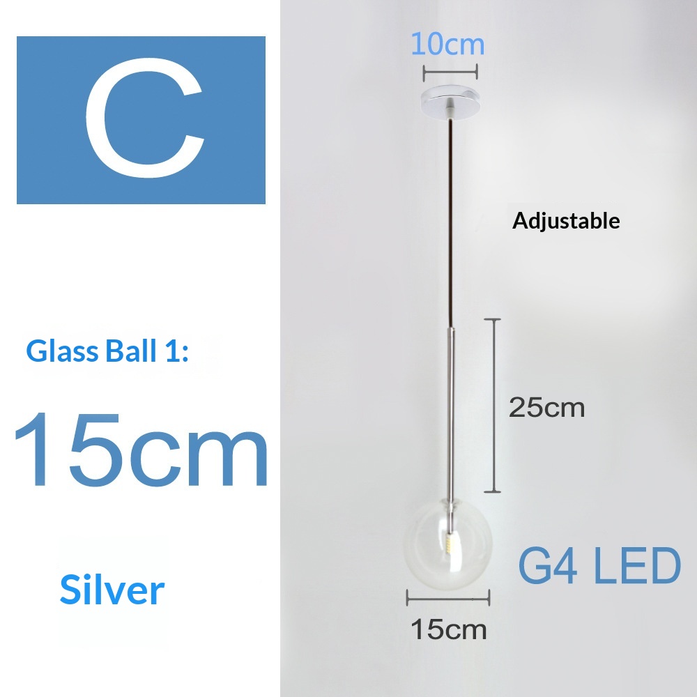 Nordic Pendant Light Glass