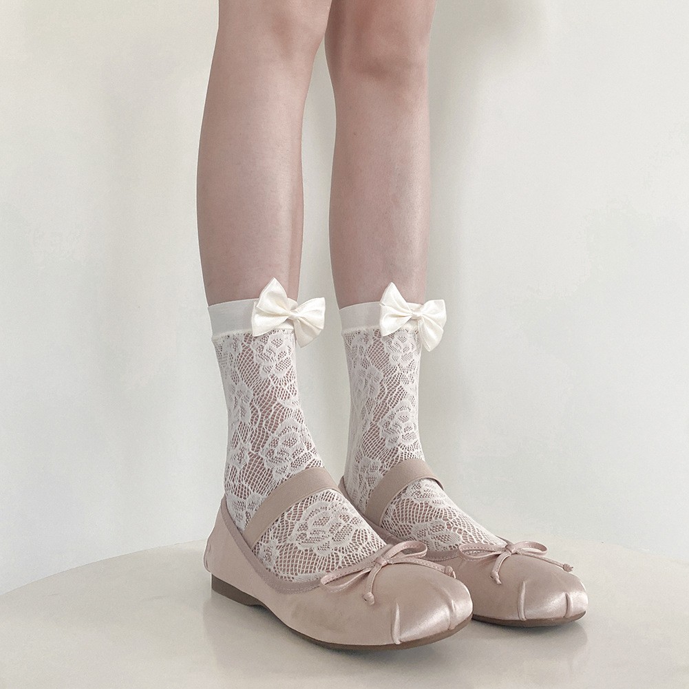 Lace Socks Ballet Style Women's