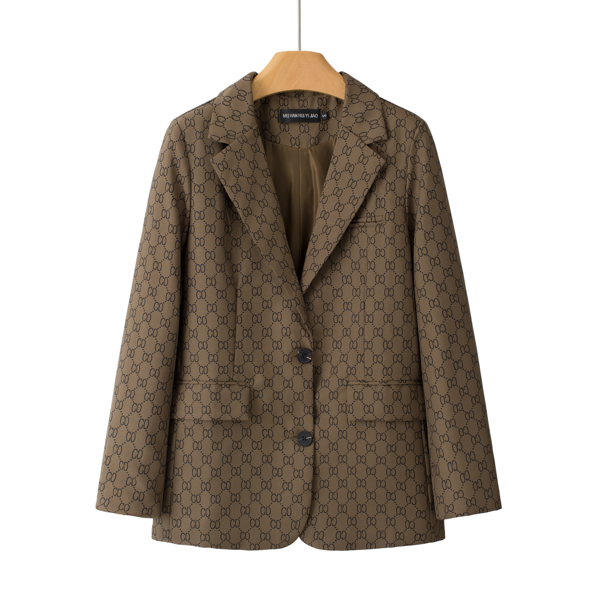 Womens Plaid Coat Casual Chic