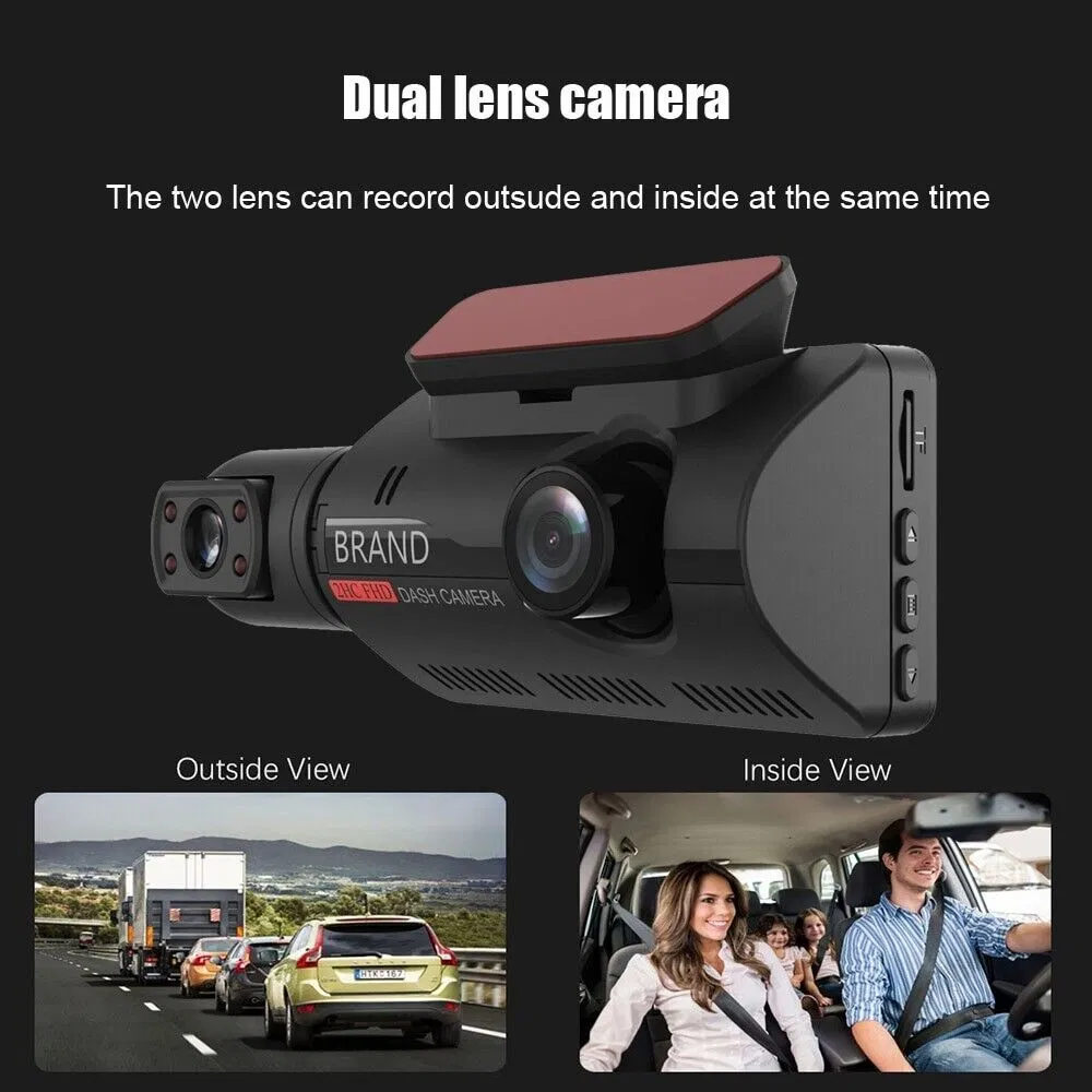 Dual Lens Car DVR Dash Cam