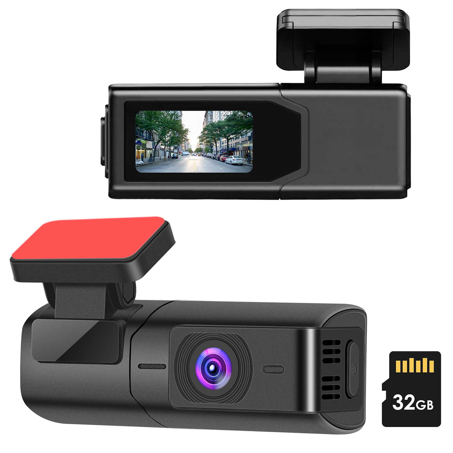 Front Dash Cam 2K HD WiFi