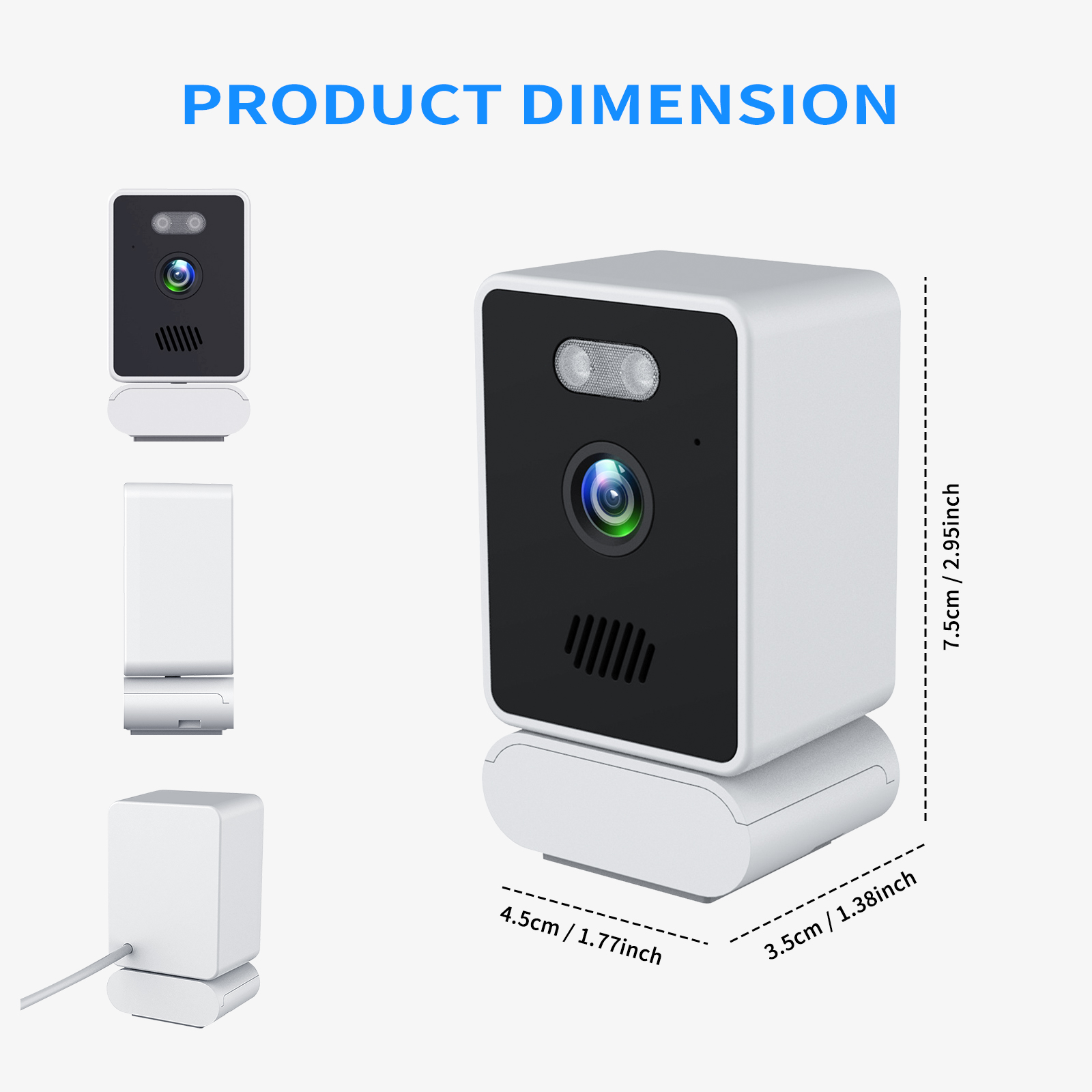 Window Security Camera with HD Night Vision