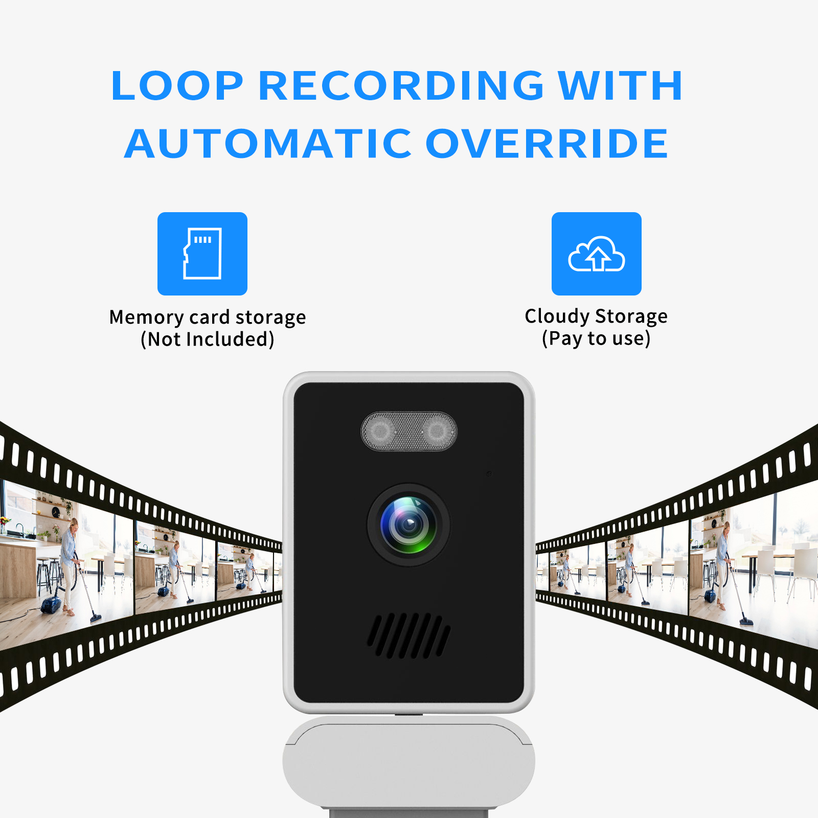 Window Security Camera with HD Night Vision