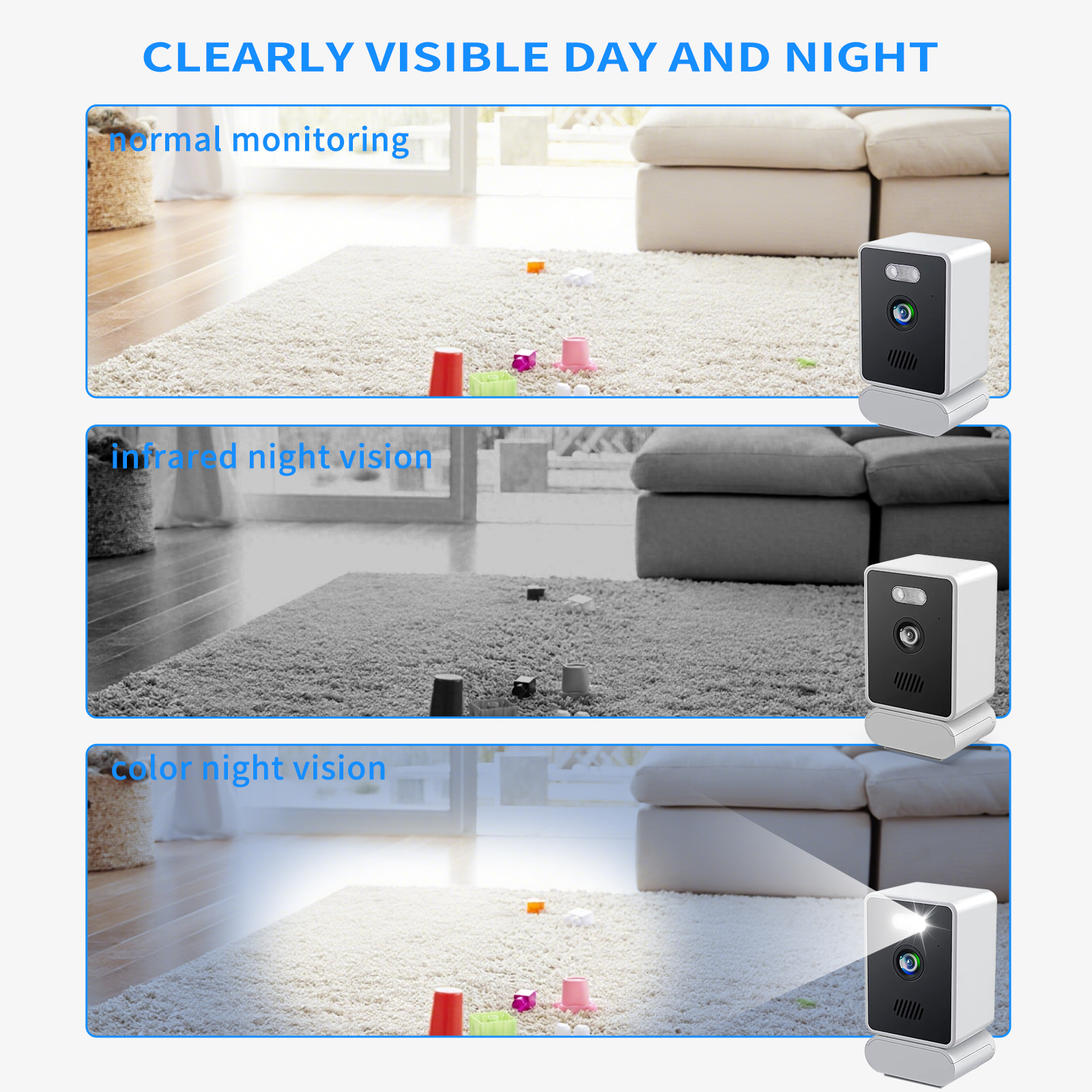 Window Security Camera with HD Night Vision