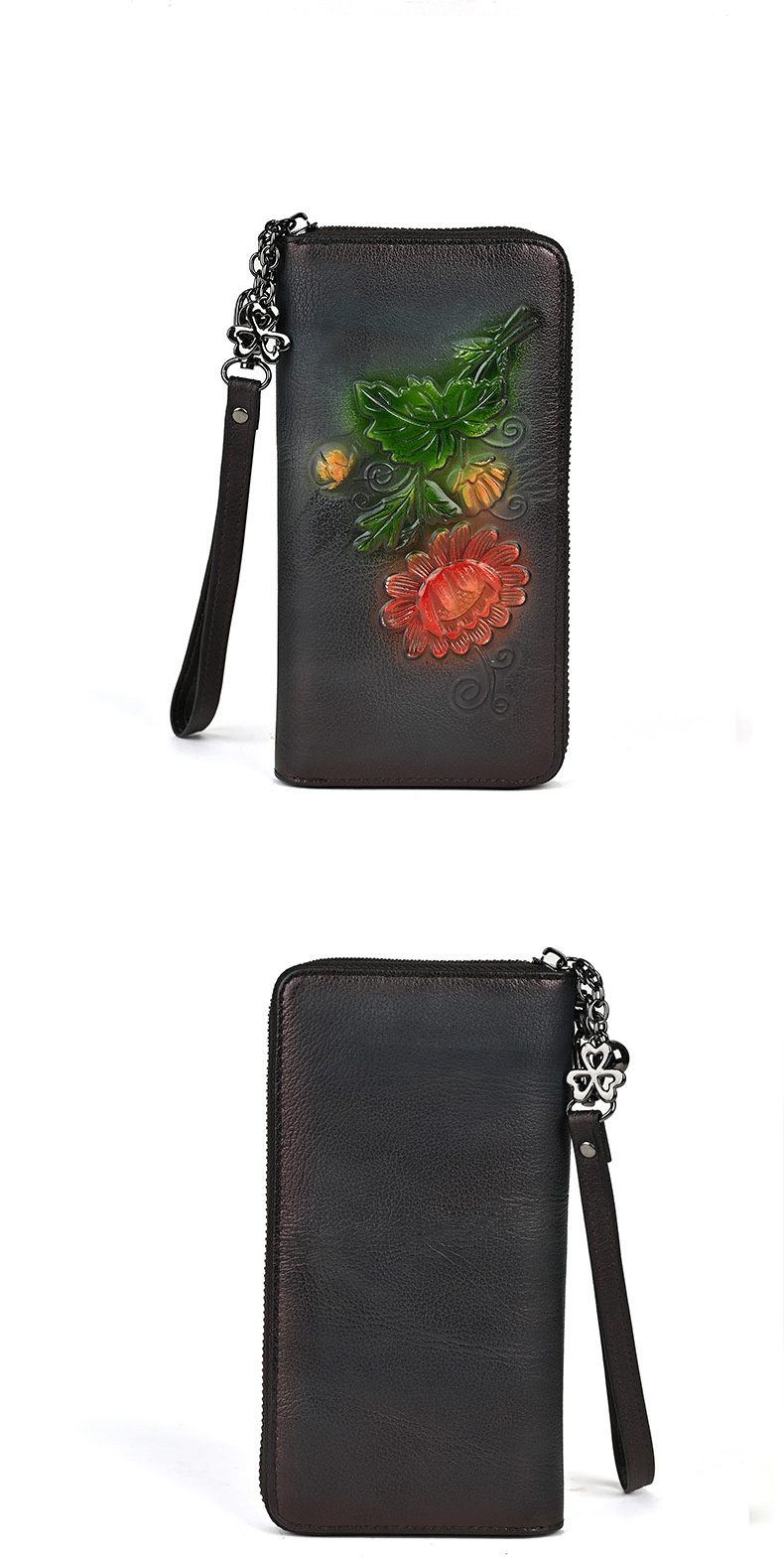 Long Wallet Clutch Purse
