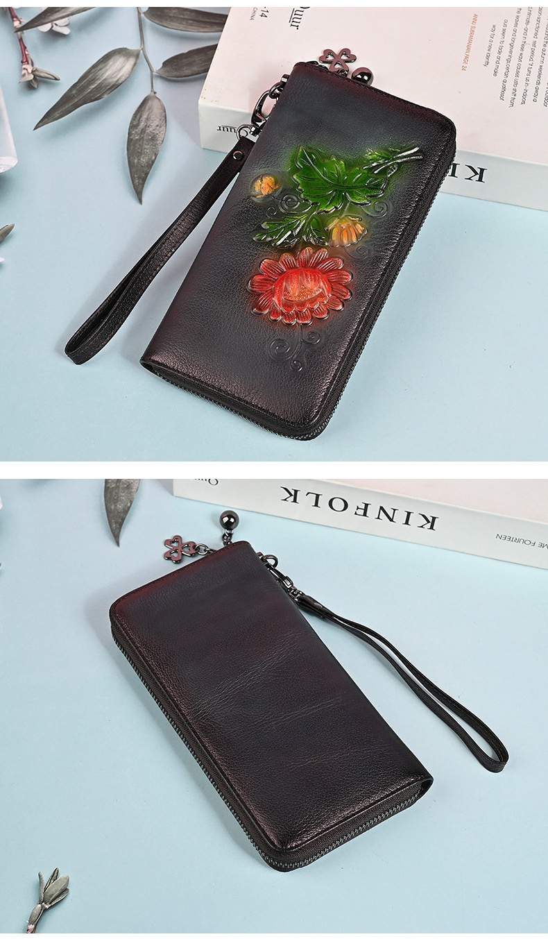 Long Wallet Clutch Purse