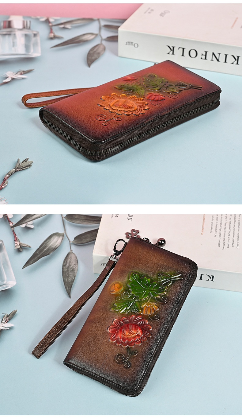 Long Wallet Clutch Purse