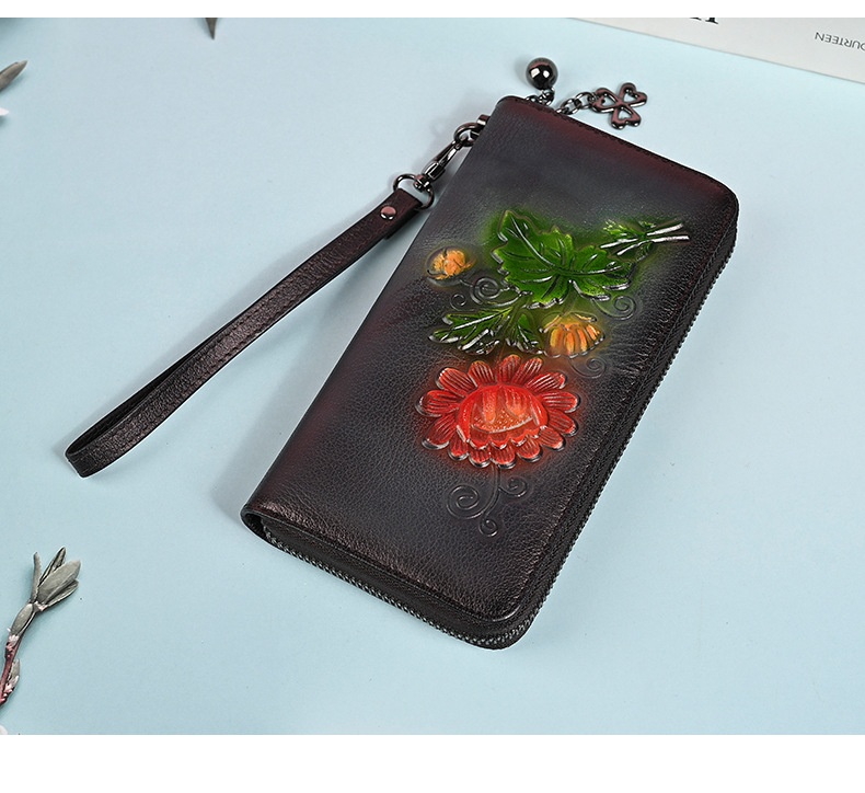 Long Wallet Clutch Purse