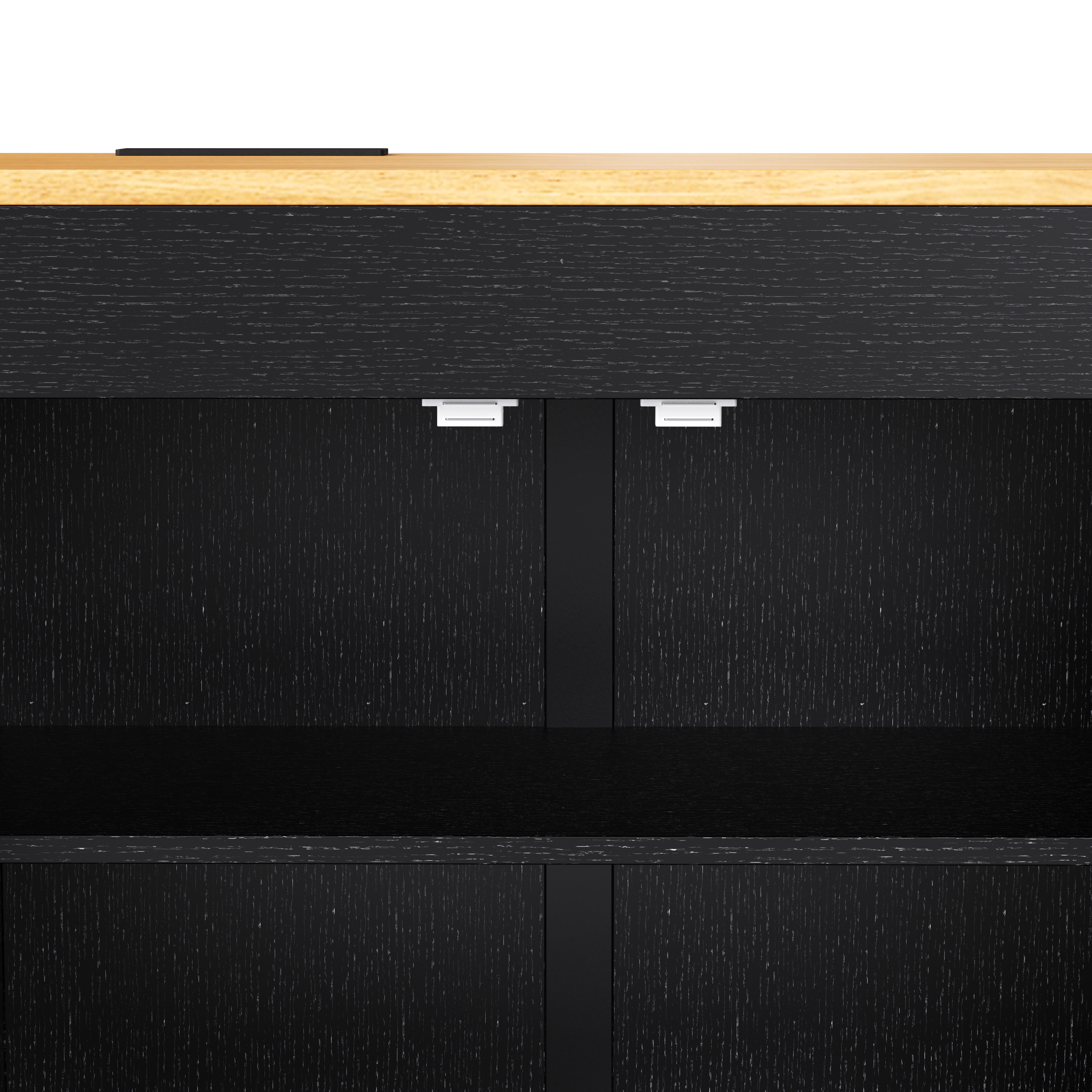 K&K Kitchen Island with Extendable Dining Table, 3 Drawers