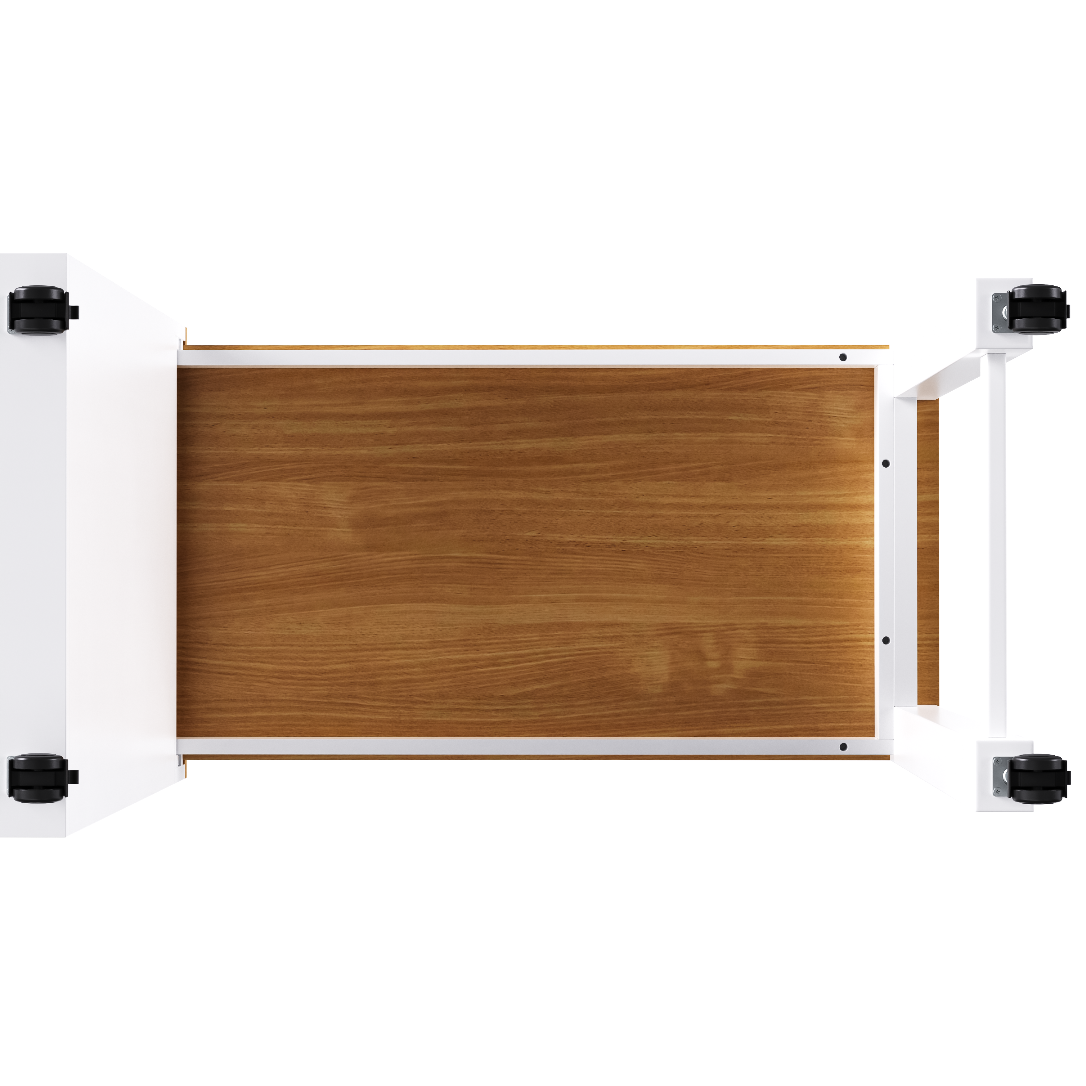 K&K Kitchen Island with Extendable Dining Table, 3 Drawers