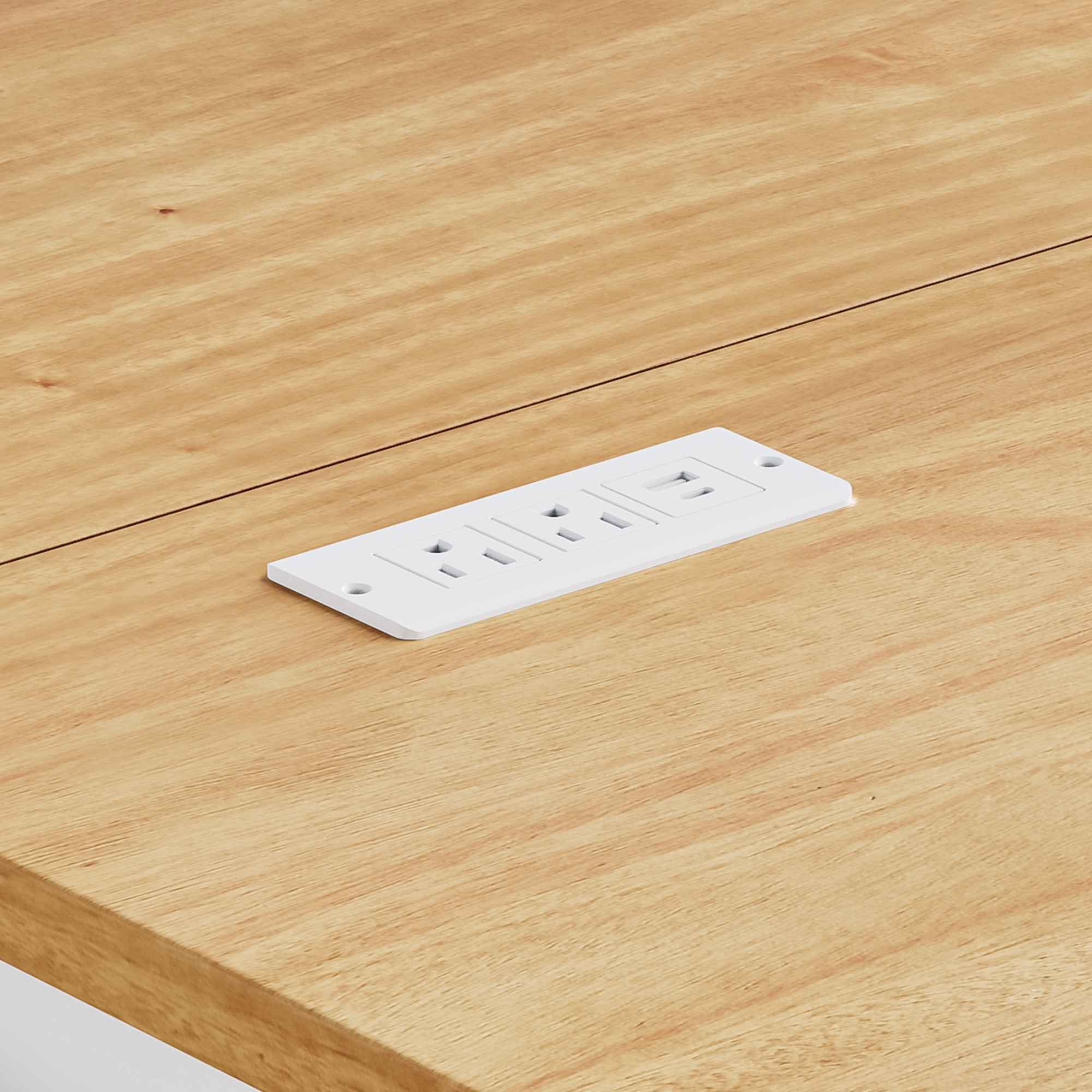 K&K Kitchen Island Rubber Wood Veneer