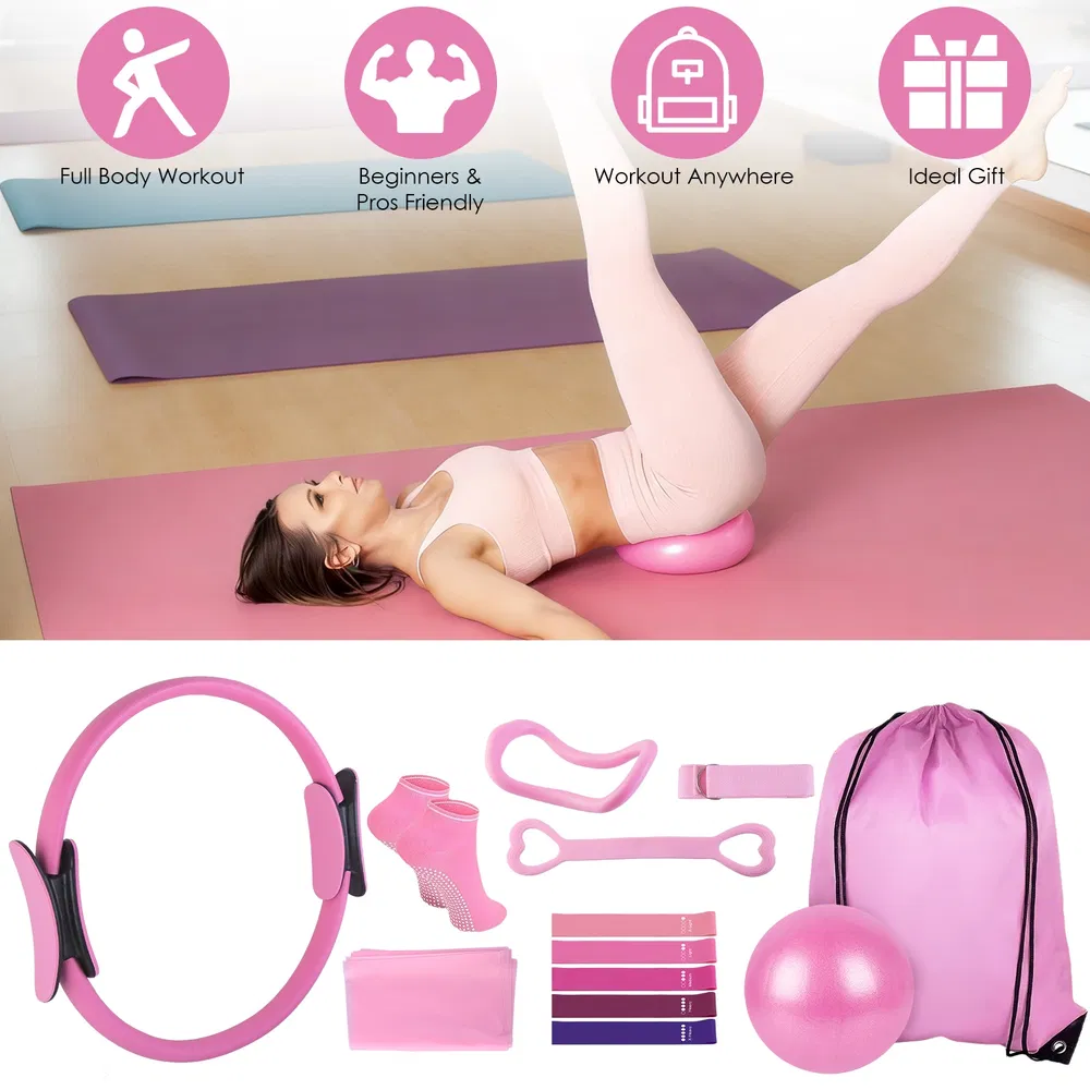 Pilates Ring Essentials Kit 14Pcs