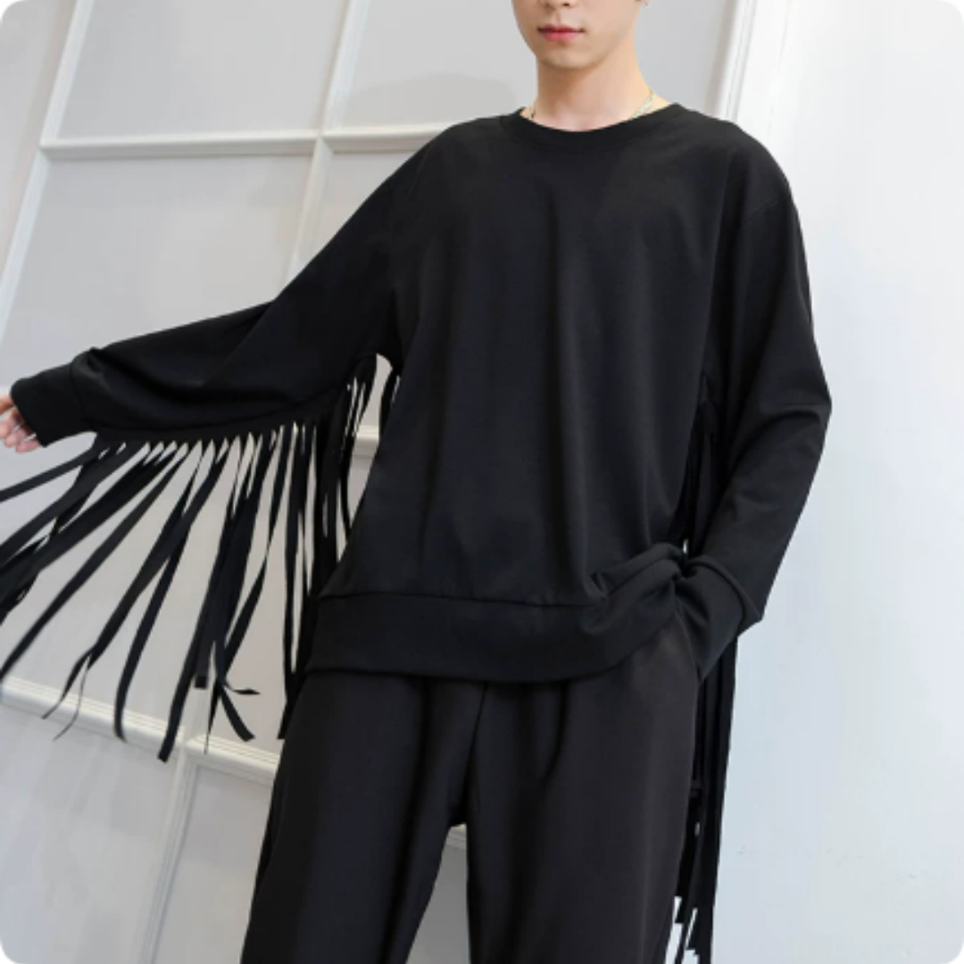 Long-sleeved Crew Neck Sweatshirt