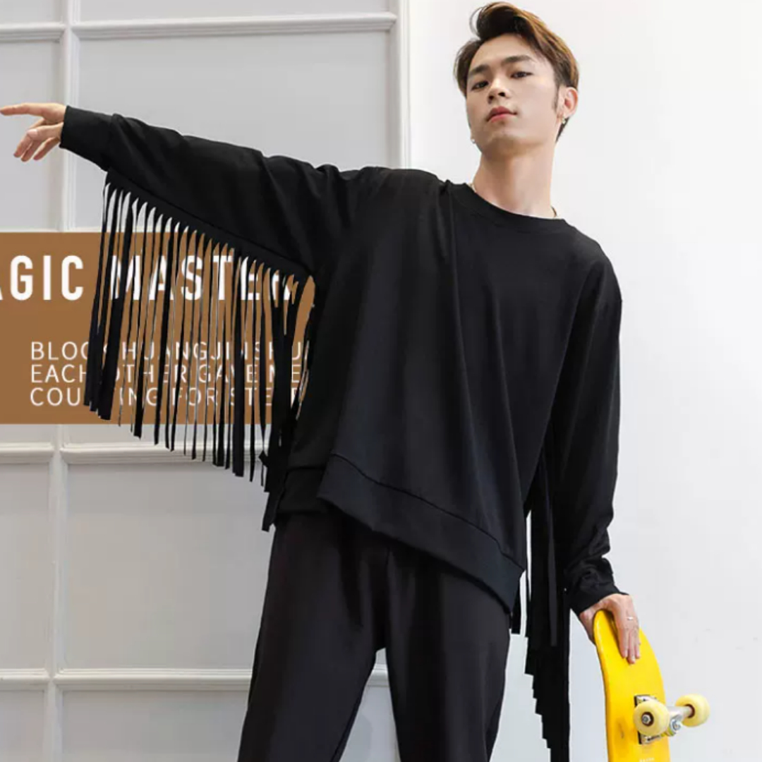 Long-sleeved Crew Neck Sweatshirt