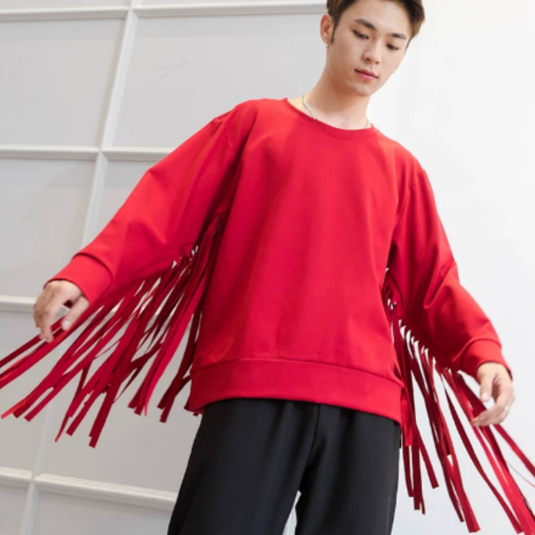 Long-sleeved Crew Neck Sweatshirt